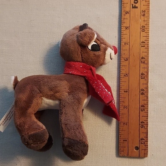 RUDOLPH THE RED NOSED REINDEER 9" Plush Holiday Christmas - Picture 10 of 10